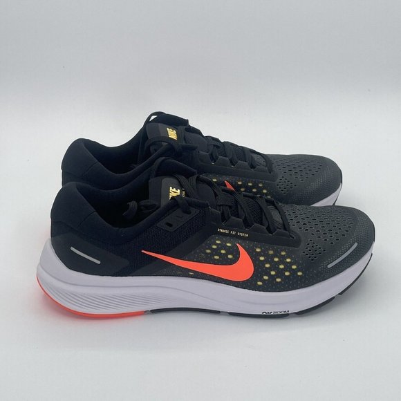 Nike Air Zoom Structure 23 Running Athletic Shoes Black/Mango CZ6720-006 main image 8